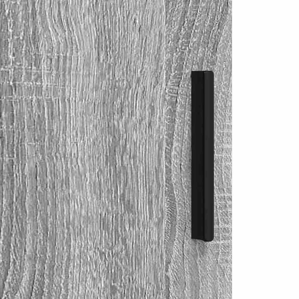 vidaXL Ντουλάπι Μπάνιου με ράφι με πόρτα Γκρι sonoma 61 x 35 x 64 εκ.