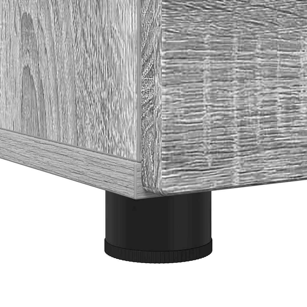 vidaXL Ντουλάπι Μπάνιου με συρτάρι Γκρι sonoma 76,5 x 35 x 64 εκ