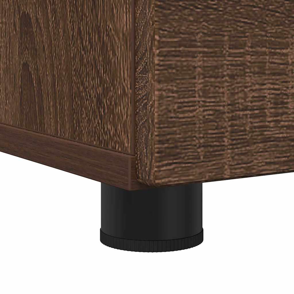 vidaXL Ντουλάπι Μπάνιου Καφέ δρυς 76,5 x 35 x 64 εκ Επεξεργασμένο ξύλο