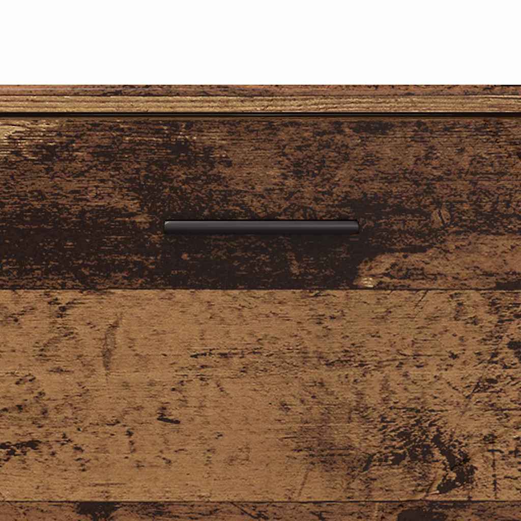 vidaXL Ντουλάπι Μπάνιου με συρτάρι Παλαιό ξύλο 76,5 x 35 x 64 εκ