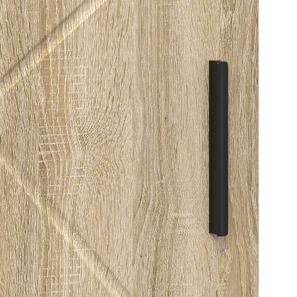 vidaXL Ντουλάπι Μπάνιου Sonoma Δρυς 30 x 35 x 95 εκ Επεξεργασμένο ξύλο