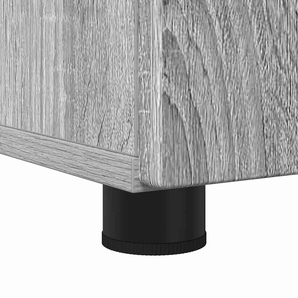 vidaXL Ντουλάπι Μπάνιου Γκρι sonoma 30 x 35 x 95 εκ Επεξεργασμένο ξύλο