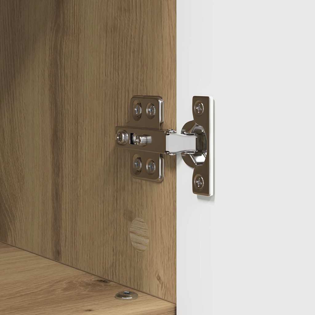 vidaXL Ντουλάπι Μπάνιου με αποθήκευση Artisan Oak 30 x 35 x 95 εκ