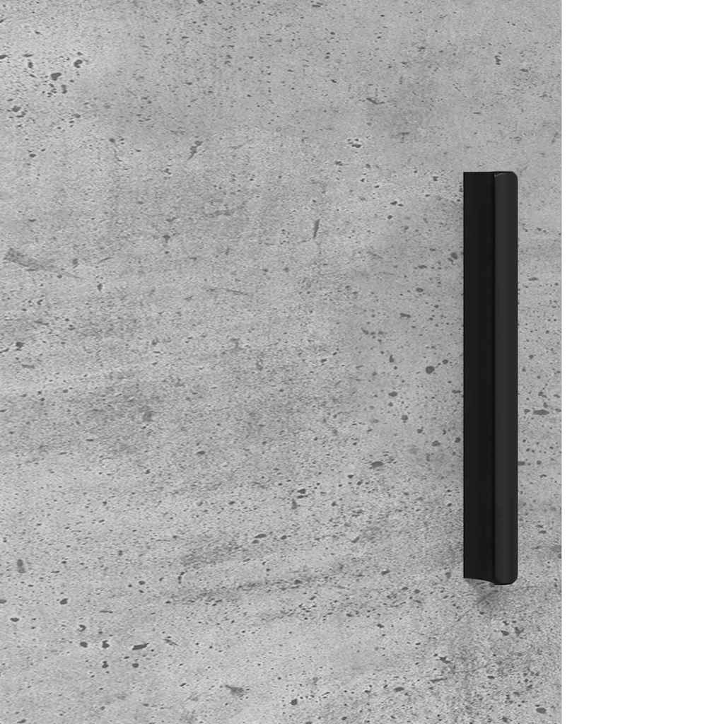 vidaXL Ντουλάπι Μπάνιου με συρτάρι Γκρι σκυροδέματος 30 x 35 x 80 εκ