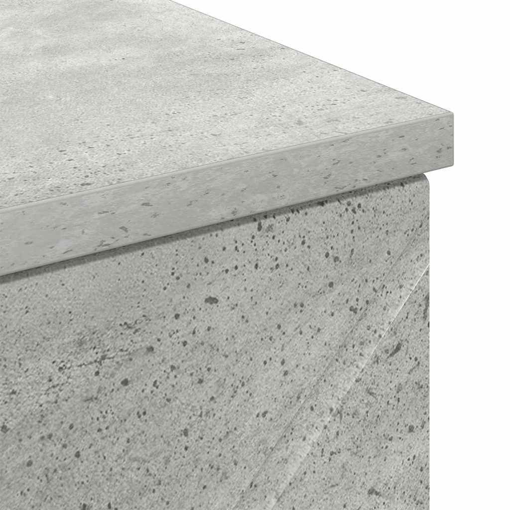 vidaXL Ντουλάπι Μπάνιου με συρτάρι Γκρι σκυροδέματος 30 x 35 x 80 εκ