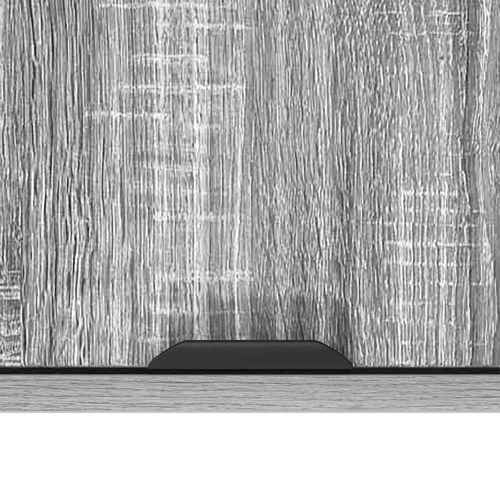 vidaXL Ντουλάπι Μπάνιου Επιτοίχιο Γκρι sonoma 39 x 23.5 x 65 εκ.