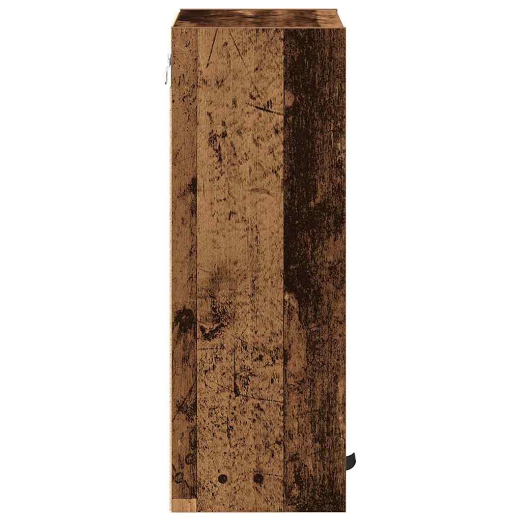 vidaXL Ντουλάπι Μπάνιου Επιτοίχιο Παλαιό ξύλο 39 x 23.5 x 65 εκ.