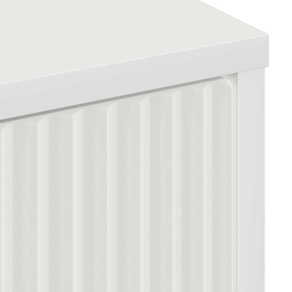 vidaXL Ντουλάπι Μπάνιου Λευκό 39.5 x 36 x 88 εκ Επεξεργασμένο ξύλο