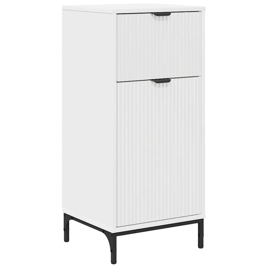 vidaXL Ντουλάπι Μπάνιου Λευκό 39.5 x 36 x 88 εκ Επεξεργασμένο ξύλο