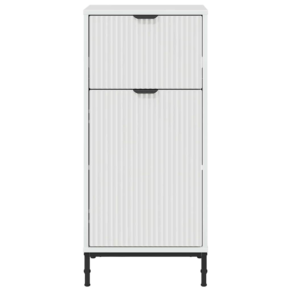 vidaXL Ντουλάπι Μπάνιου Λευκό 39.5 x 36 x 88 εκ Επεξεργασμένο ξύλο