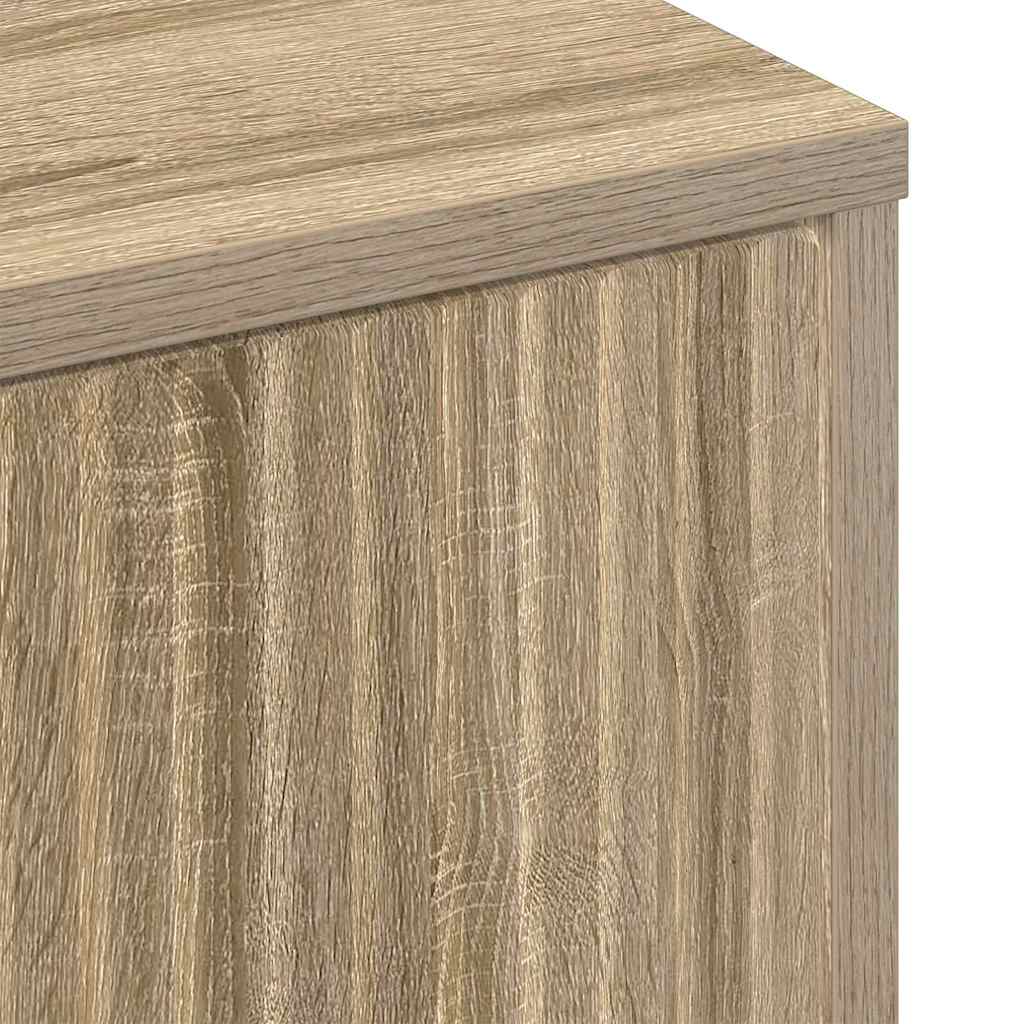 vidaXL Πλαϊνό γραφείο Δρύς Sonoma 69,5 x 33 x 82 εκ.