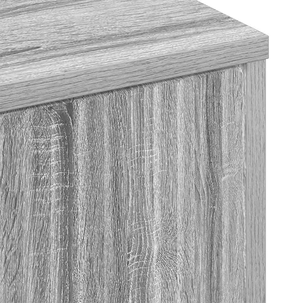 vidaXL Πλαϊνό γραφείο Γκρίζο Σονομα 69,5 x 33 x 82 εκ.