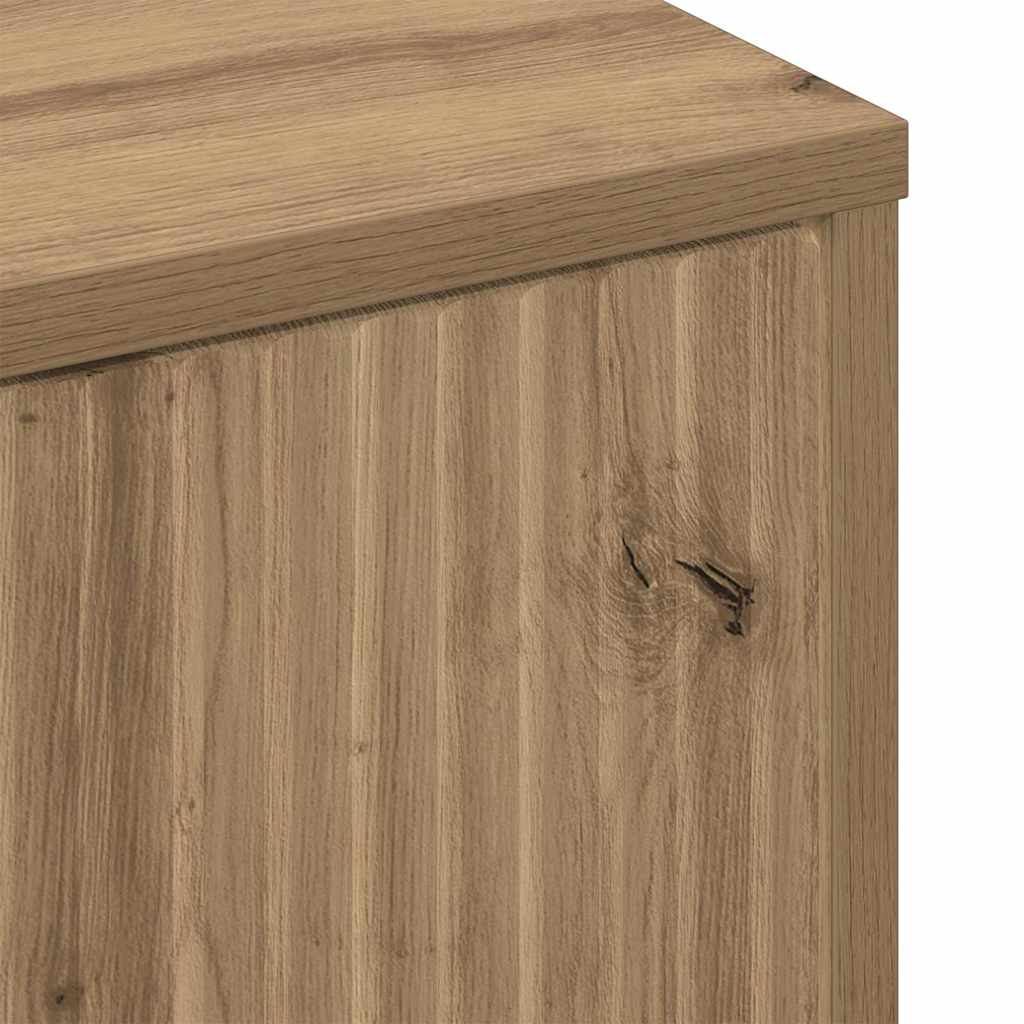 vidaXL Πλαϊνό γραφείο Artisan Oak 69,5 x 33 x 82 εκ.