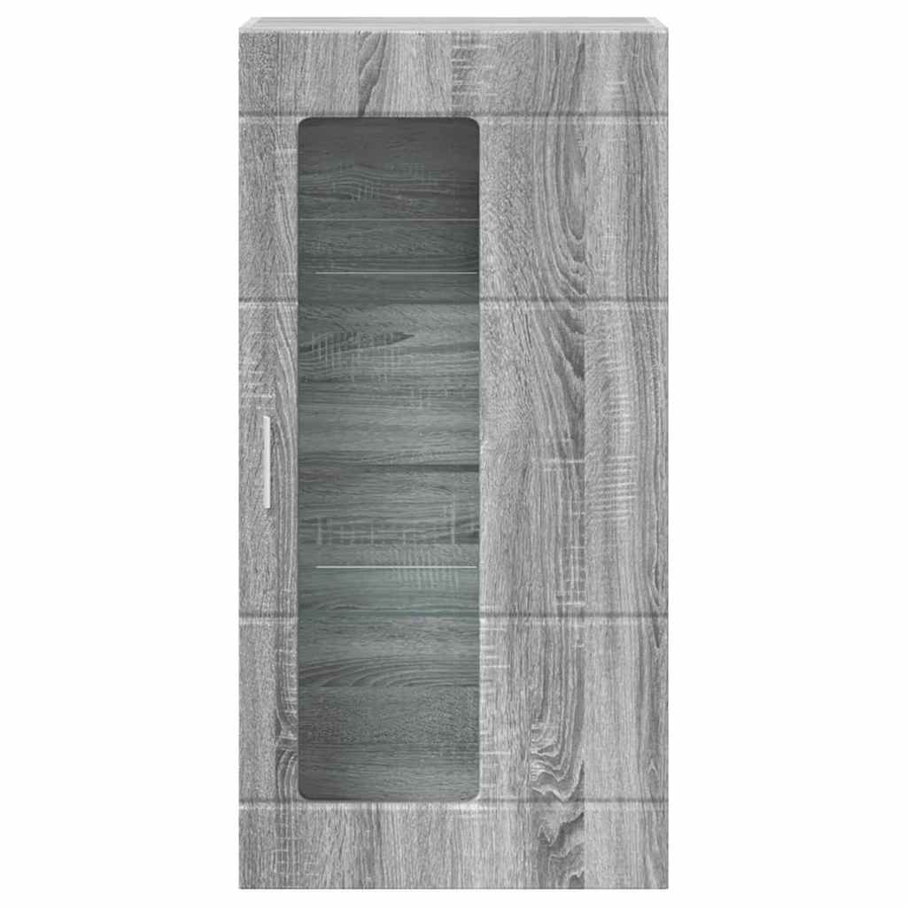 vidaXL Ντουλάπα τοίχου Γκρι sonoma 55 x 29 x 100 εκ Επεξεργασμένο ξύλο
