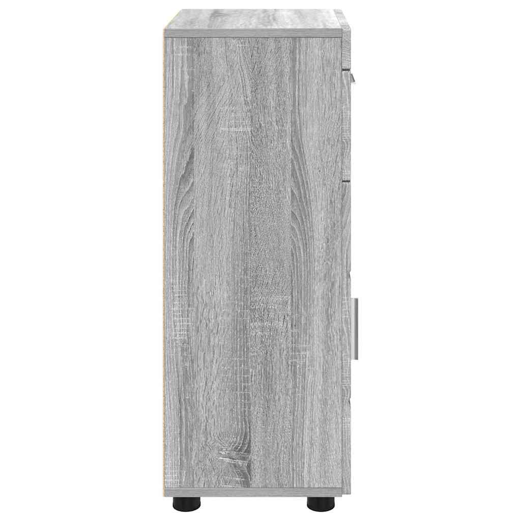 vidaXL Ντουλάπα τοίχου Γκρι sonoma 55 x 29 x 100 εκ Επεξεργασμένο ξύλο