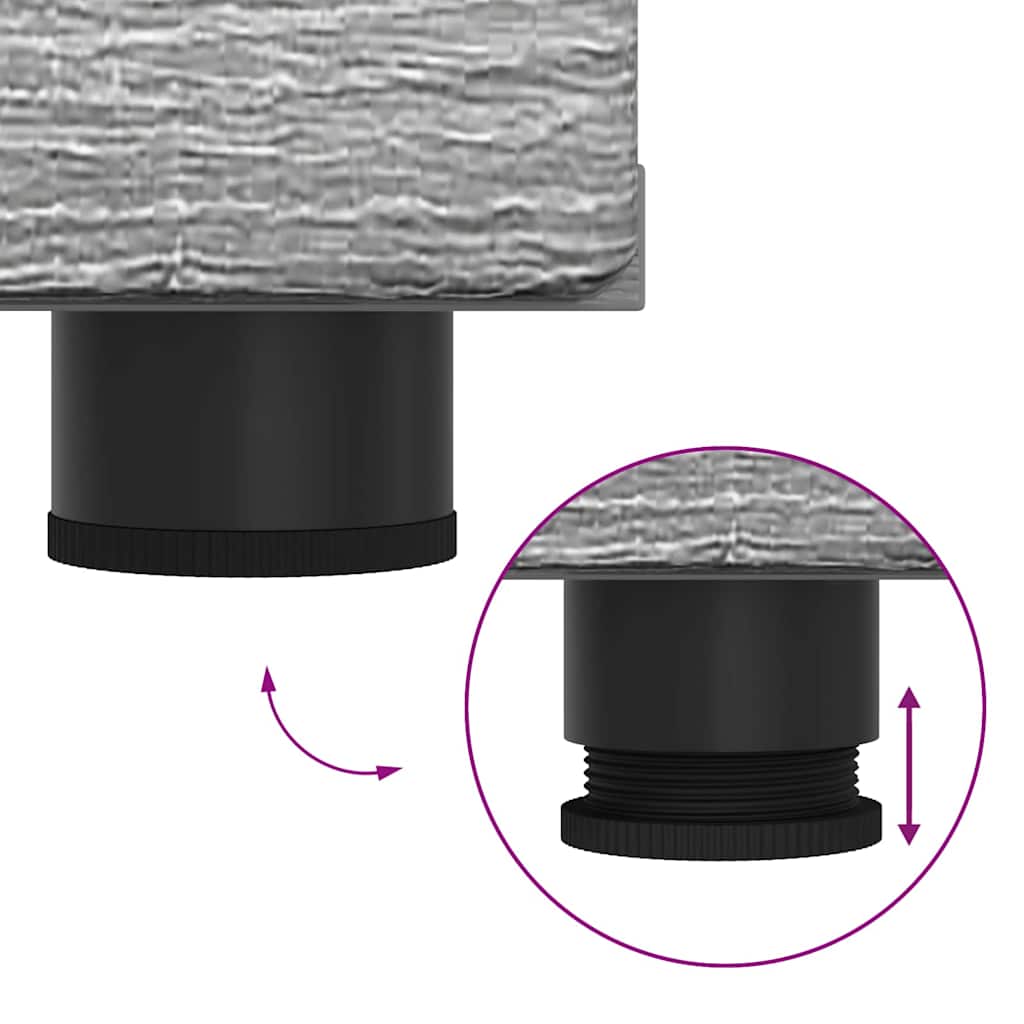 vidaXL Ντουλάπι TV Γκρι sonoma 150 x 39 x 30 εκ Επεξεργασμένο ξύλο