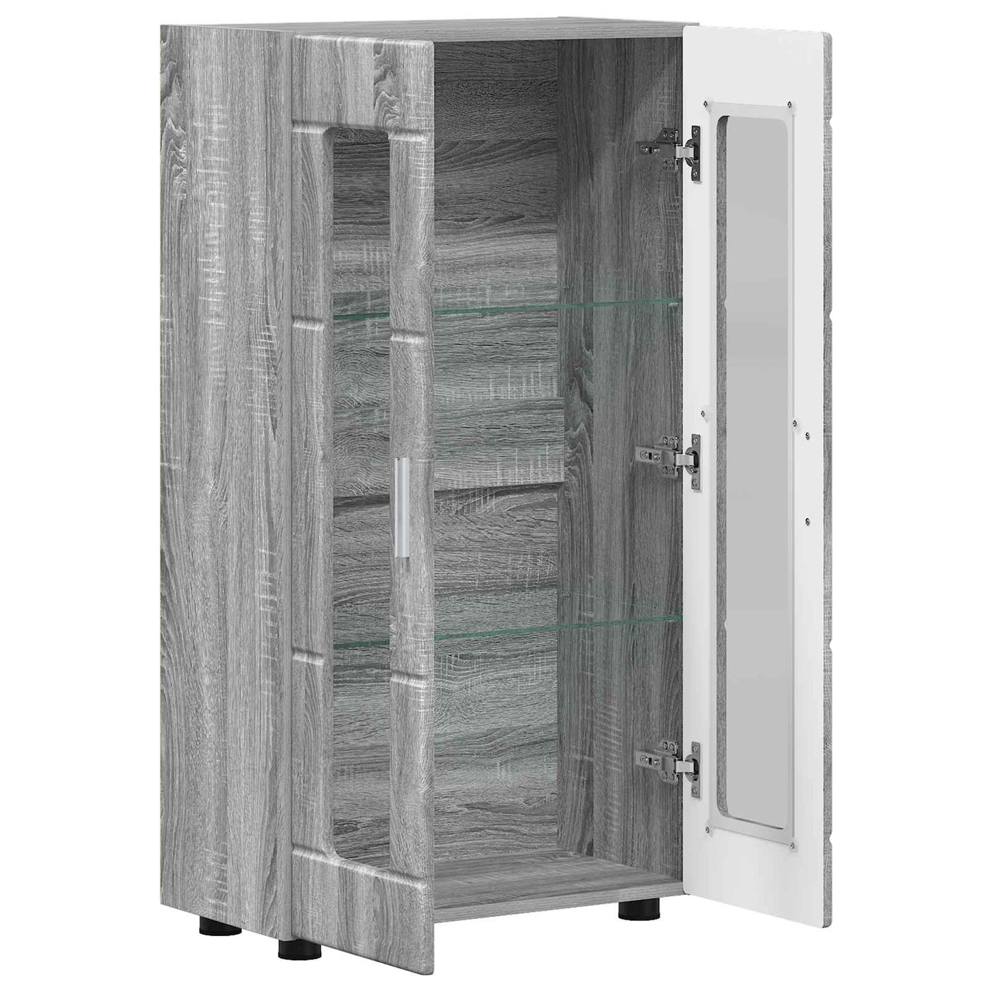vidaXL Πλαϊνό γραφείο FLORIN 55,5 x 29 x 100 εκ Γκρι Sonoma
