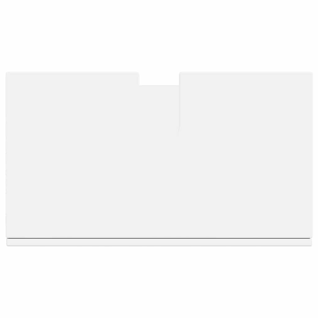 vidaXL Ντουλάπα νιπτήρα μπάνιου με πόρτα TULUM Λευκό 60 x 34 x 63 εκ