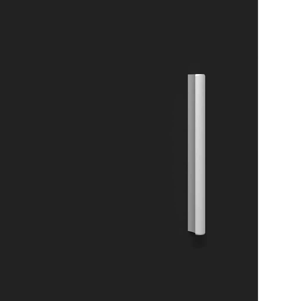 vidaXL Ντουλάπα νιπτήρα μπάνιου με πόρτα TULUM Μαύρο 60 x 34 x 63 εκ