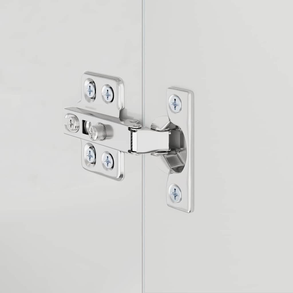 vidaXL Ντουλάπα νιπτήρα μπάνιου TULUM Γυαλιστερό λευκό 60 x 34 x 63 εκ