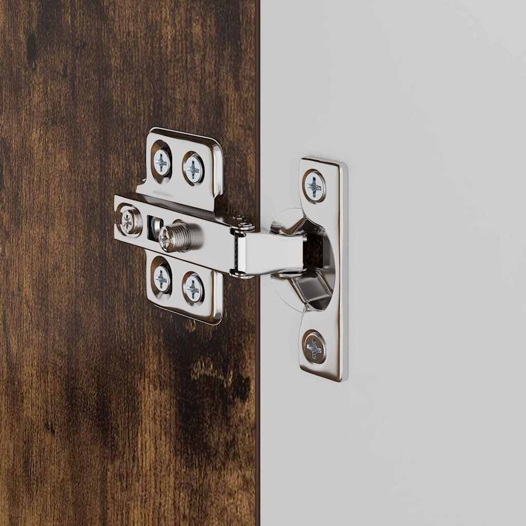 vidaXL Ντουλάπα νιπτήρα μπάνιου TULUM Καπνιστή δρυς 60 x 34 x 63 εκ