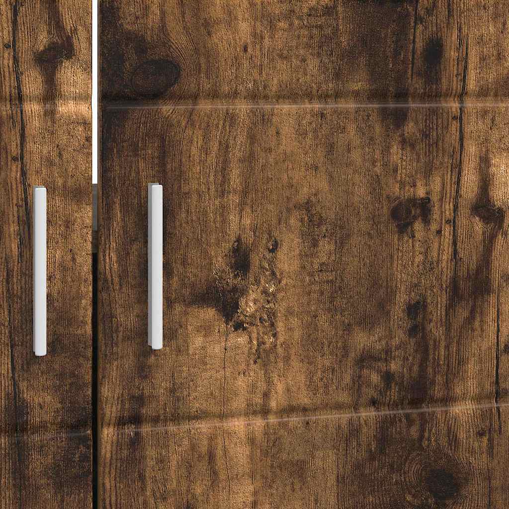 vidaXL Ντουλάπα νιπτήρα μπάνιου TULUM Καπνιστή δρυς 60 x 34 x 63 εκ