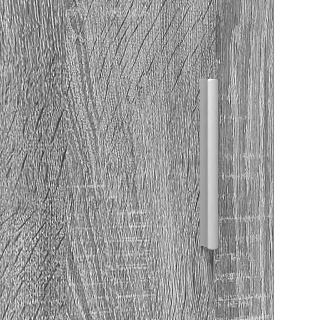 vidaXL Σετ Ντουλαπιών Μπάνιου TULUM Γκρίζο Σονομα 60 x 34 x 63 εκ