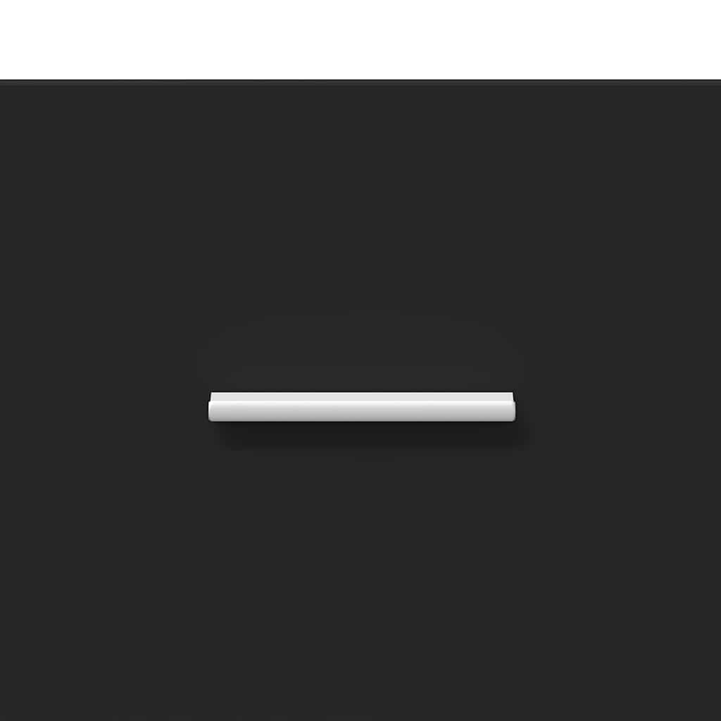 vidaXL Ντουλάπι Μπάνιου με αποθήκευση TULUM Μαύρο 37 x 31.5 x 82 εκ