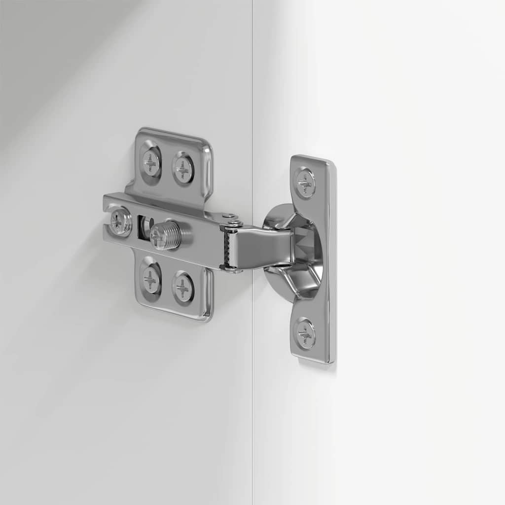 vidaXL Ντουλάπι Μπάνιου με αποθήκευση TULUM Λευκό 37 x 31.5 x 203 εκ