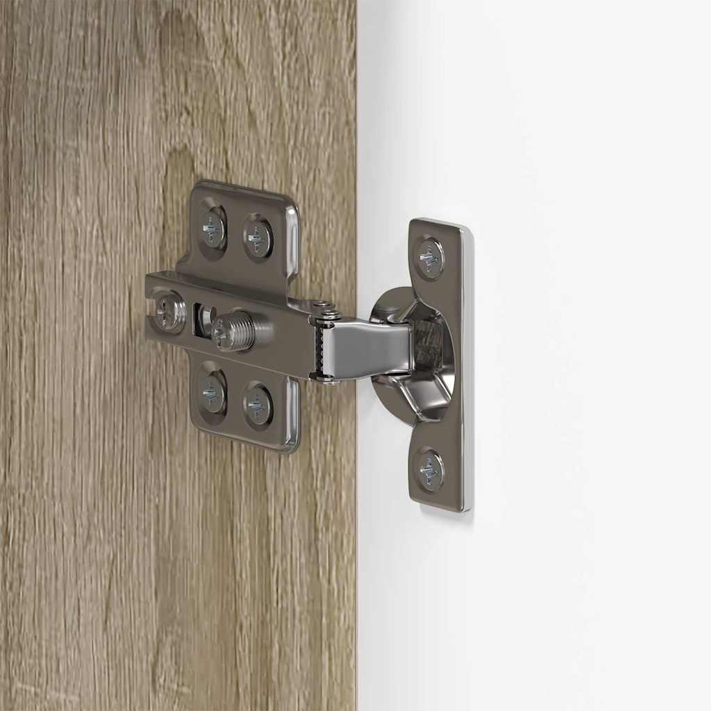 vidaXL Ντουλάπι Μπάνιου με πόρτα TULUM Sonoma Δρυς 37 x 31.5 x 203 εκ