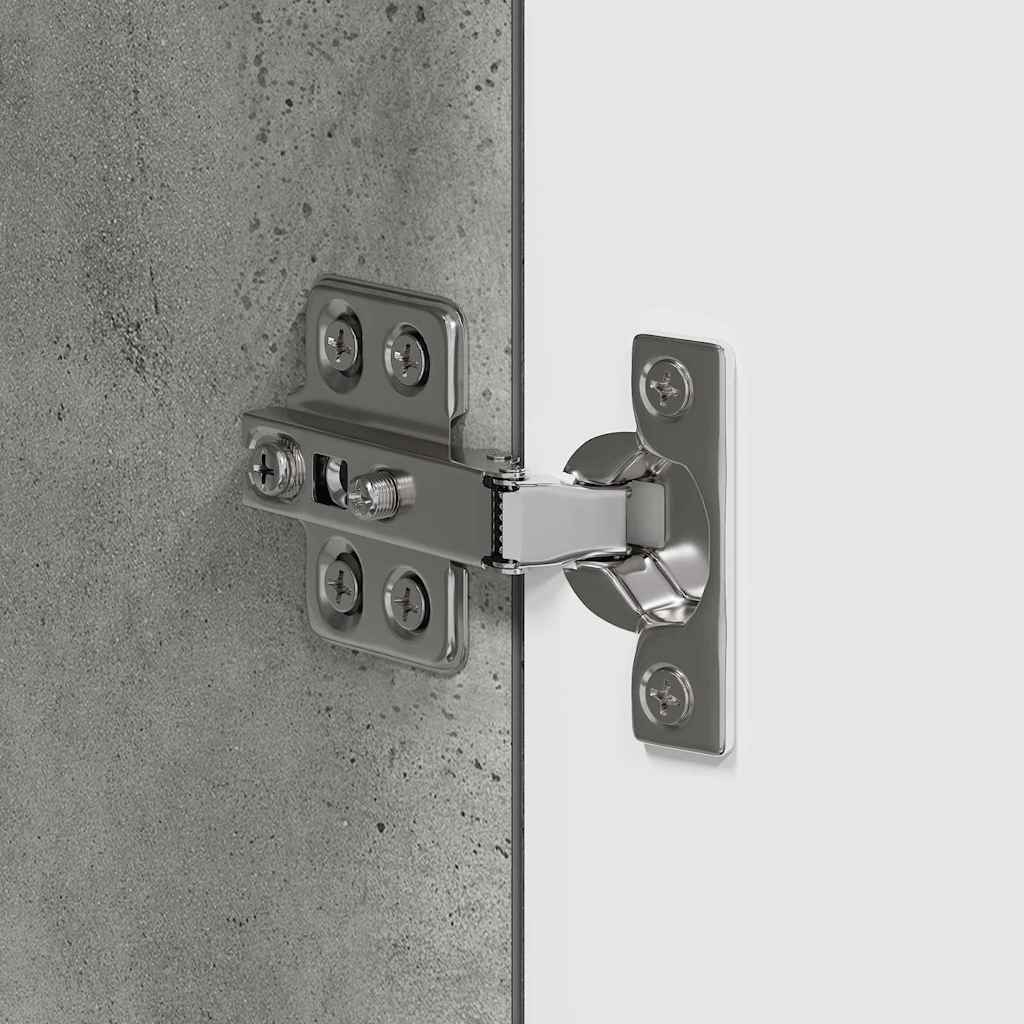 vidaXL Ντουλάπι Μπάνιου TULUM Γκρι σκυροδέματος 37 x 31.5 x 203 εκ