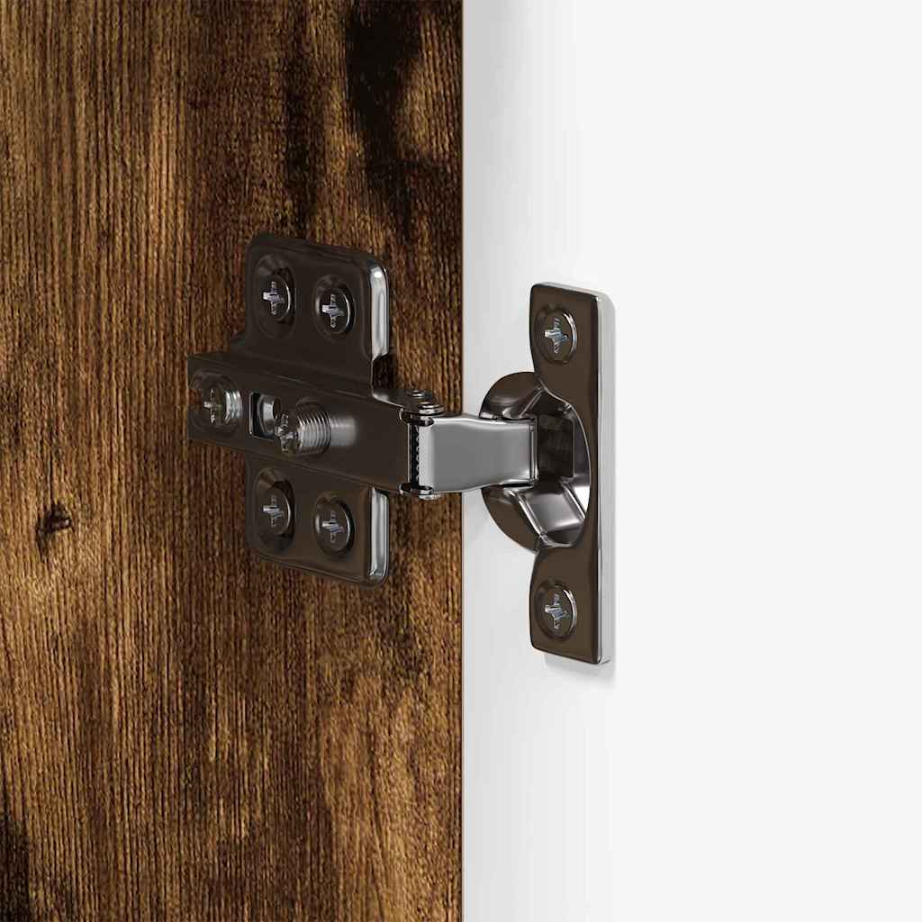 vidaXL Ντουλάπι Μπάνιου TULUM Καπνιστή δρυς 37 x 31.5 x 203 εκ