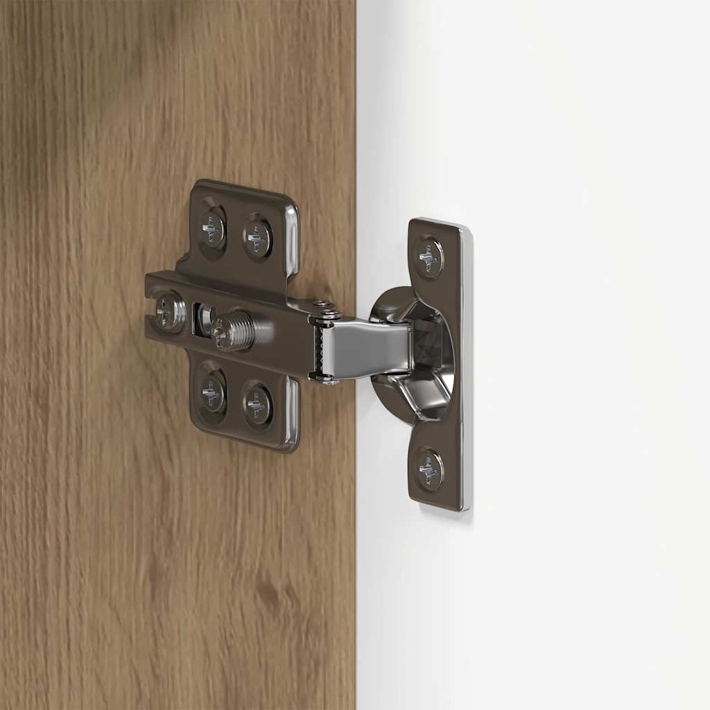 vidaXL Ντουλάπι Μπάνιου με πόρτα TULUM artisan δρυς 37 x 31.5 x 203 εκ