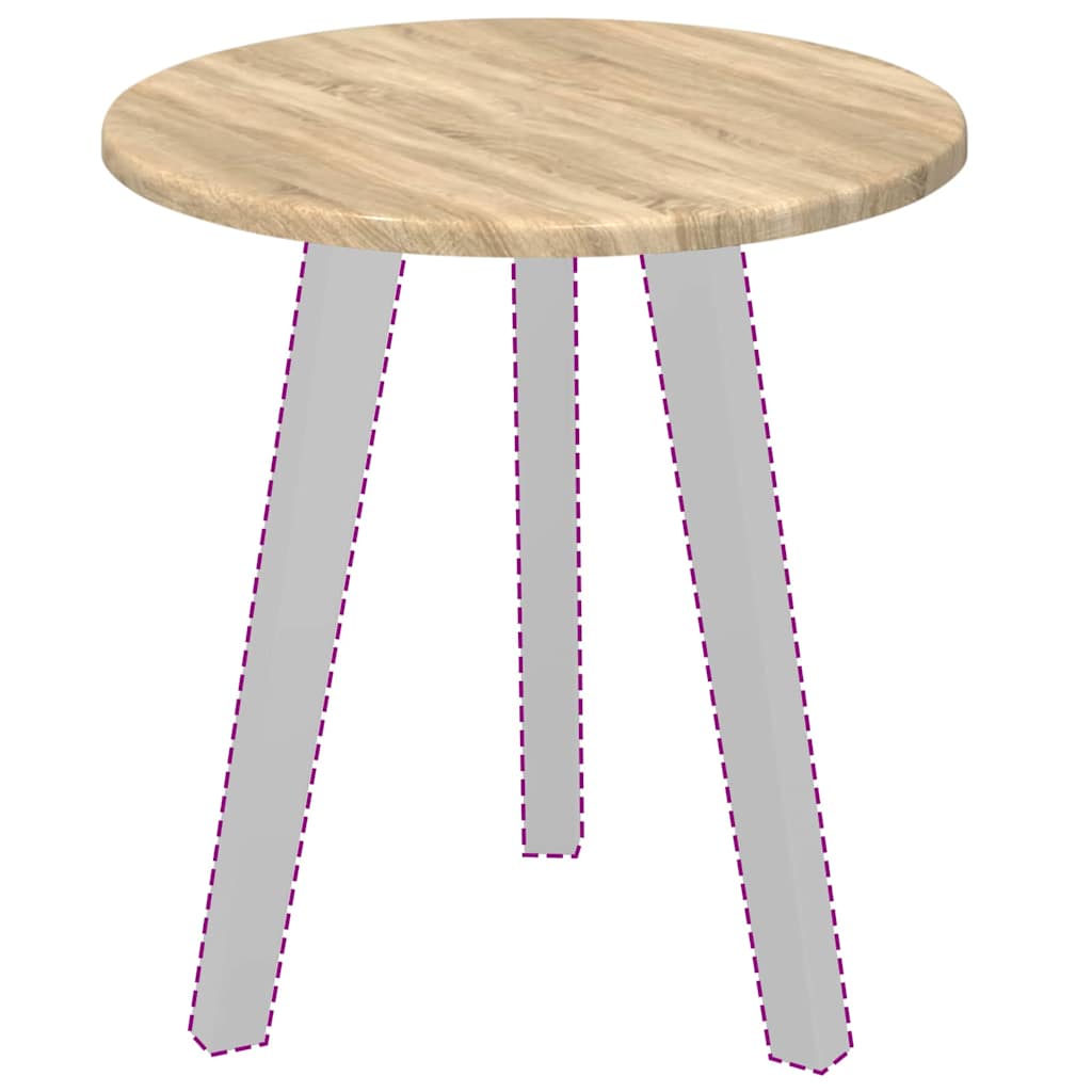 vidaXL Καπάκι τραπεζιού Sonoma Δρυς 40 x 40 x 1.5 cm