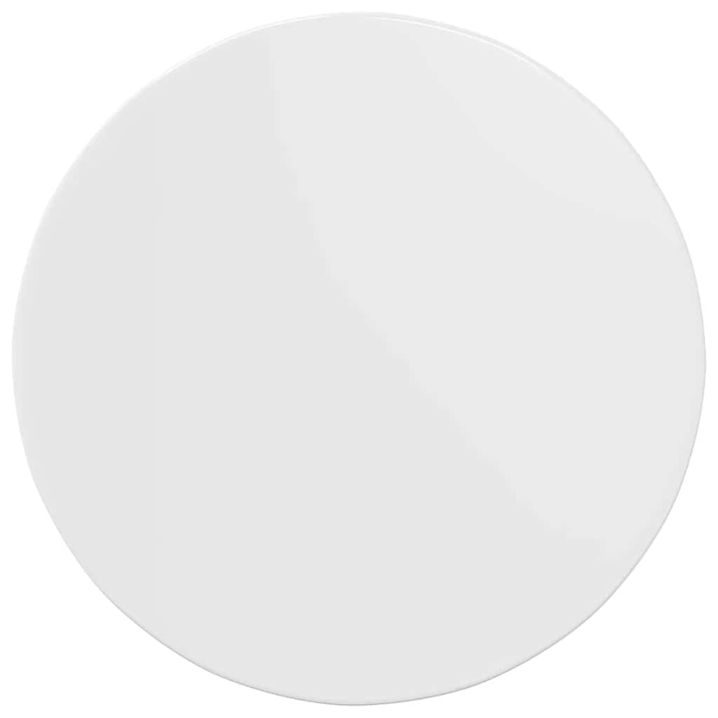 vidaXL Καπάκι τραπεζιού Γυαλιστερό λευκό 60 x 60 x 1.5 cm