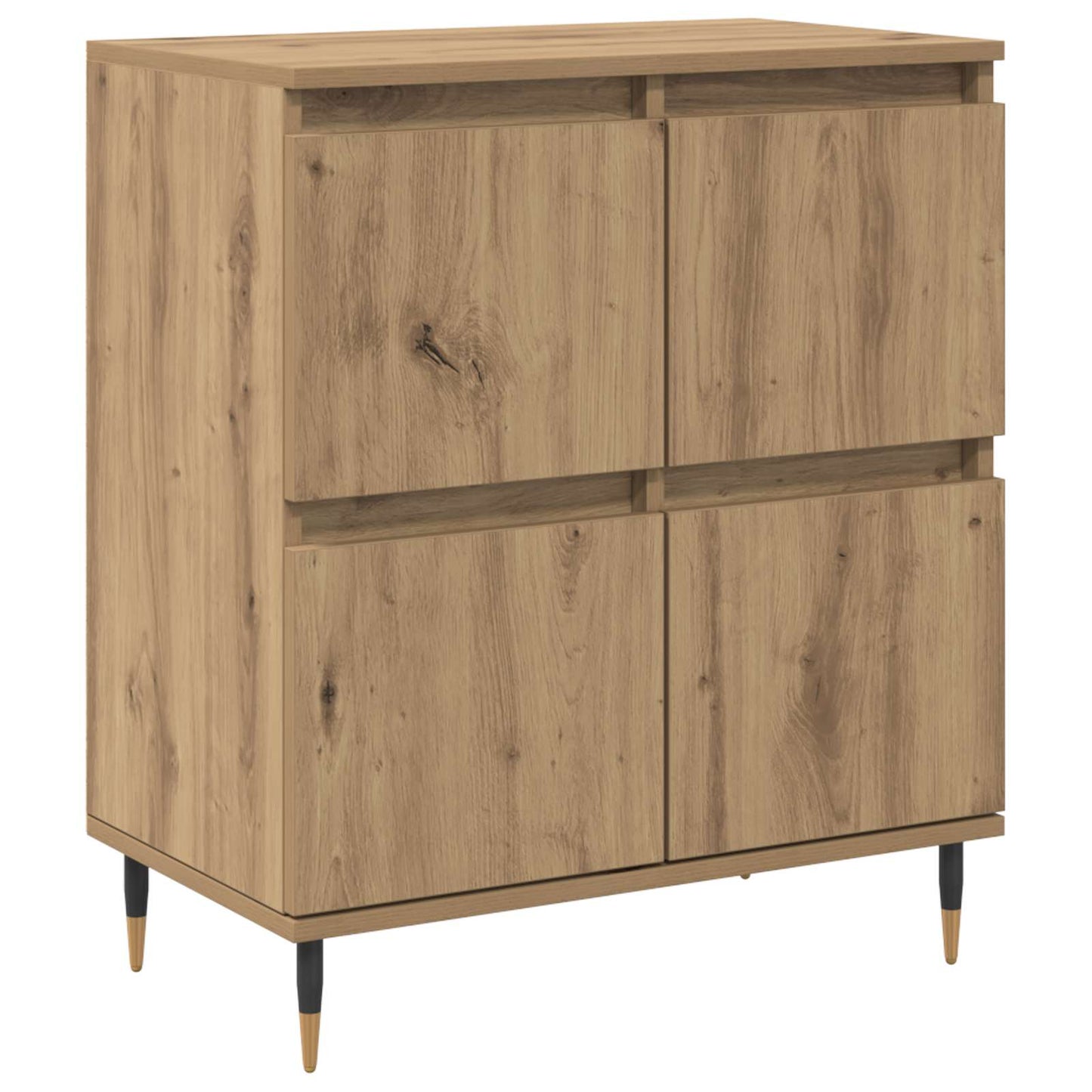 vidaXL Ντουλάπι αποθήκευσης 2 pcs Artisan Oak 60 x 35 x 70 cm