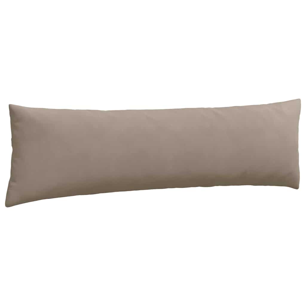 vidaXL Μαξιλάρι Καναπέ 2 τμχ. ύφασμα Taupe 145 x 40 εκ.