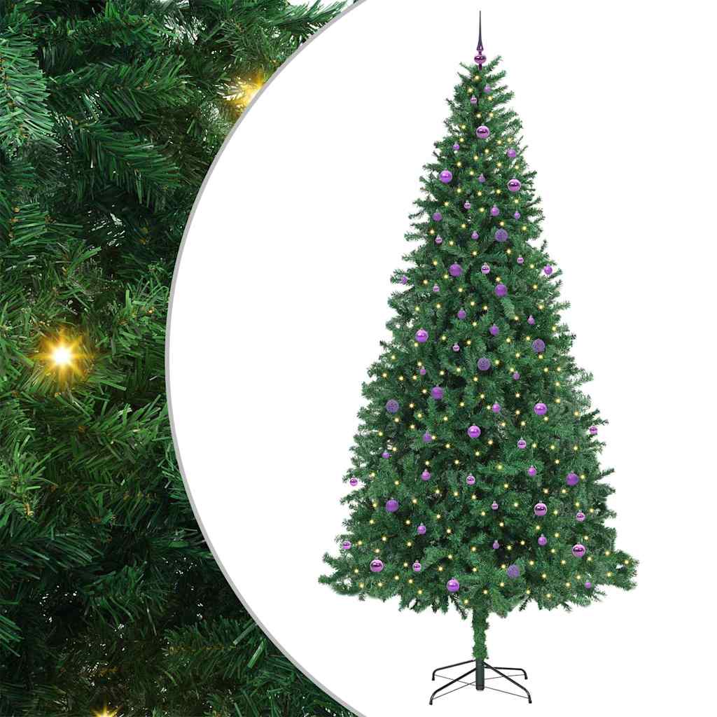 vidaXL Τεχνητό Χριστουγεννιάτικο Δέντρο με 300 LED Πράσινο 300 cm
