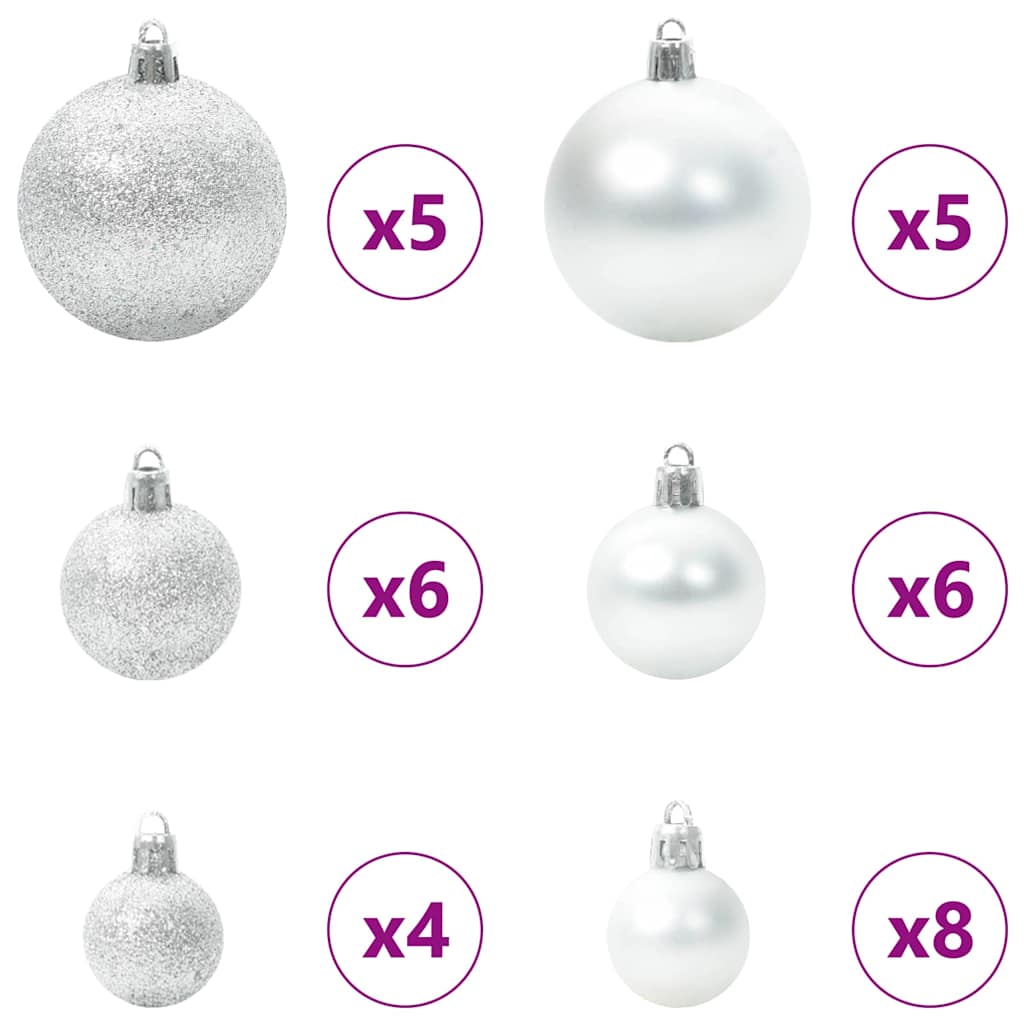vidaXL Λεπτό Χριστουγεννιάτικο Δέντρο με 150 LED Πράσινο 150 cm