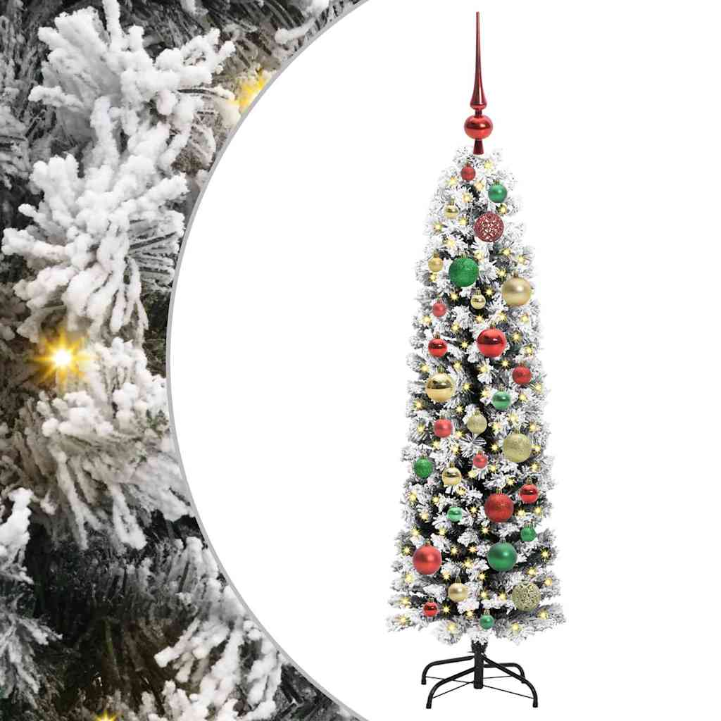 vidaXL Τεχνητό Χριστουγεννιάτικο Δέντρο με 150 LED Πράσινο 120 cm