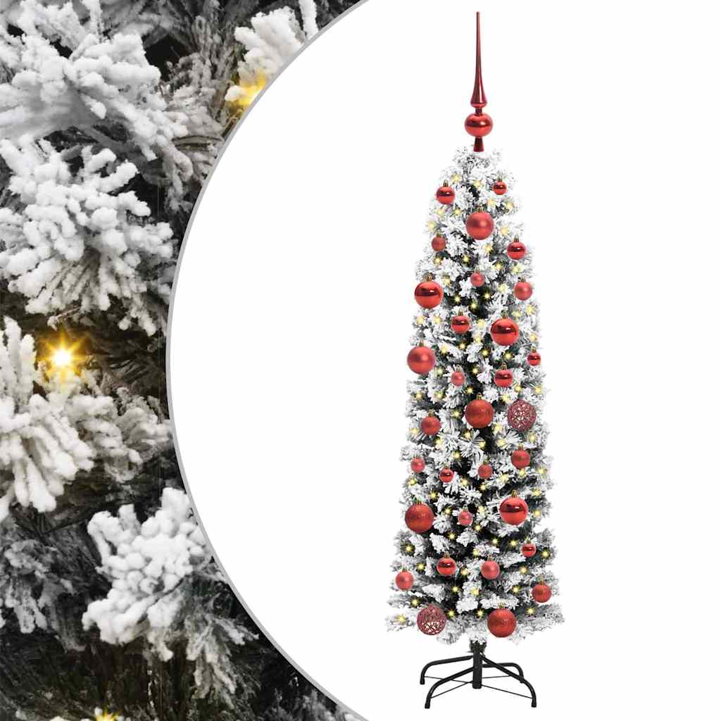 vidaXL Τεχνητό Χριστουγεννιάτικο Δέντρο με 150 LED Πράσινο 150 cm