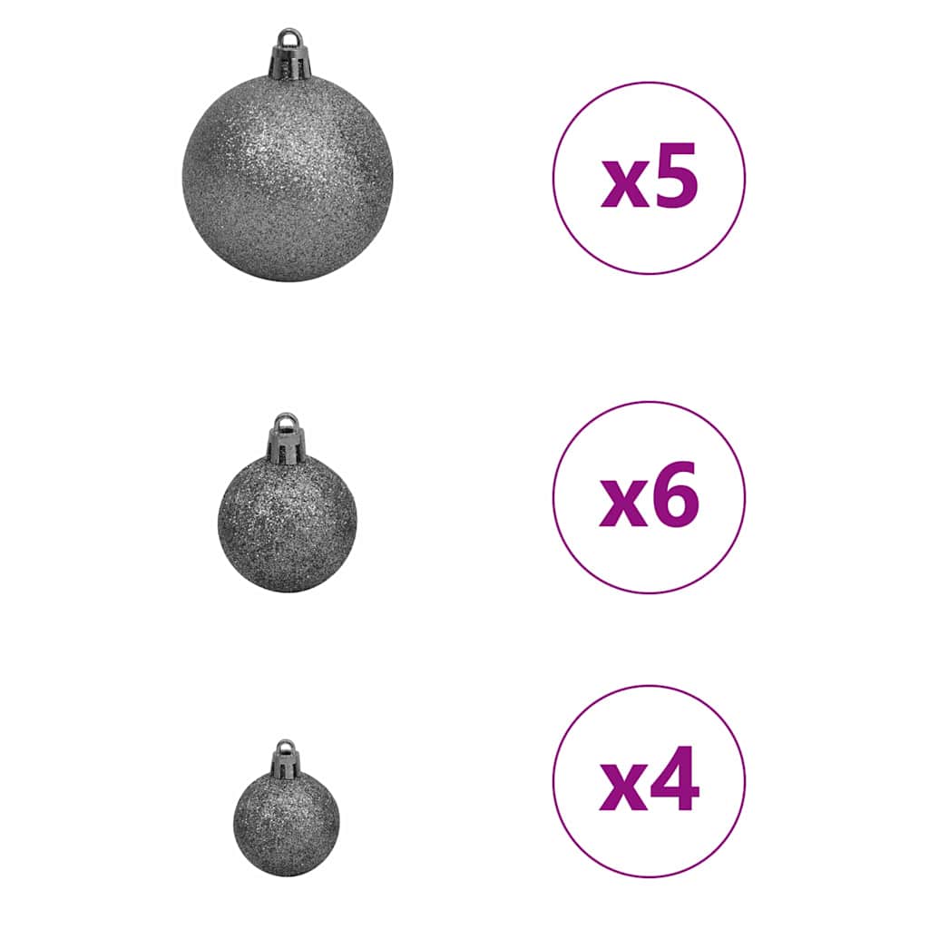 vidaXL Χριστουγεννιάτικο Δέντρο Λευκό 120 cm PE