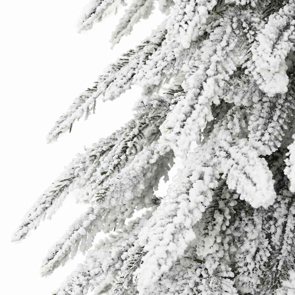 vidaXL Χριστουγεννιάτικο Δέντρο με 300 LED Λευκό 180 cm ΠΕ και Ατσάλι