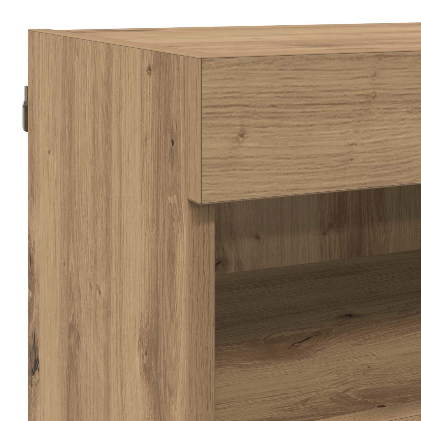 vidaXL Σετ τοίχου για τηλεόραση 7 τμχ. Artisan Oak Επεξεργασμένο Ξύλο
