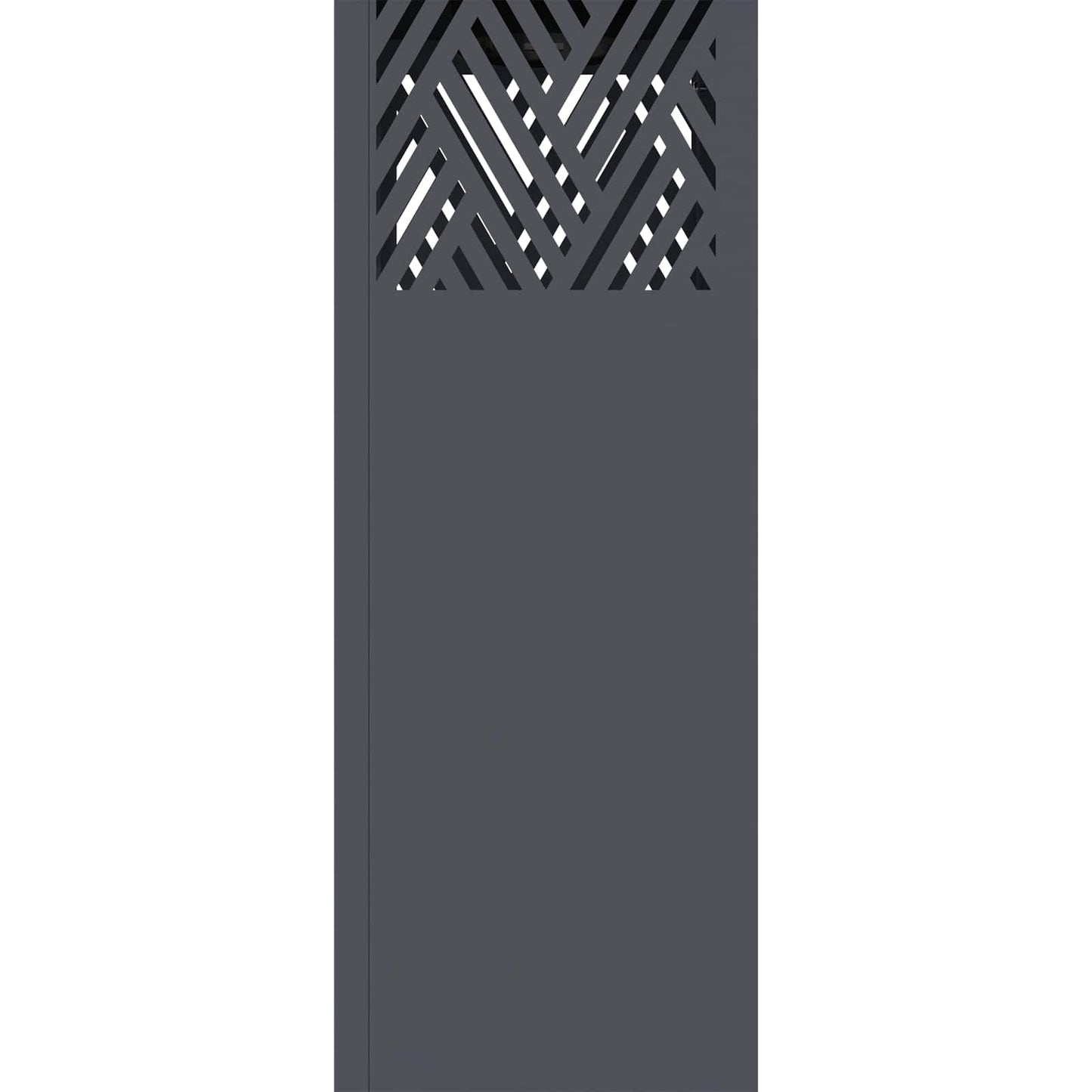 vidaXL Ηλιακό LED Φως Δρόμου 2 pcs Ανθρακί Κρύο Ρολαρισμένο Χάλυβα