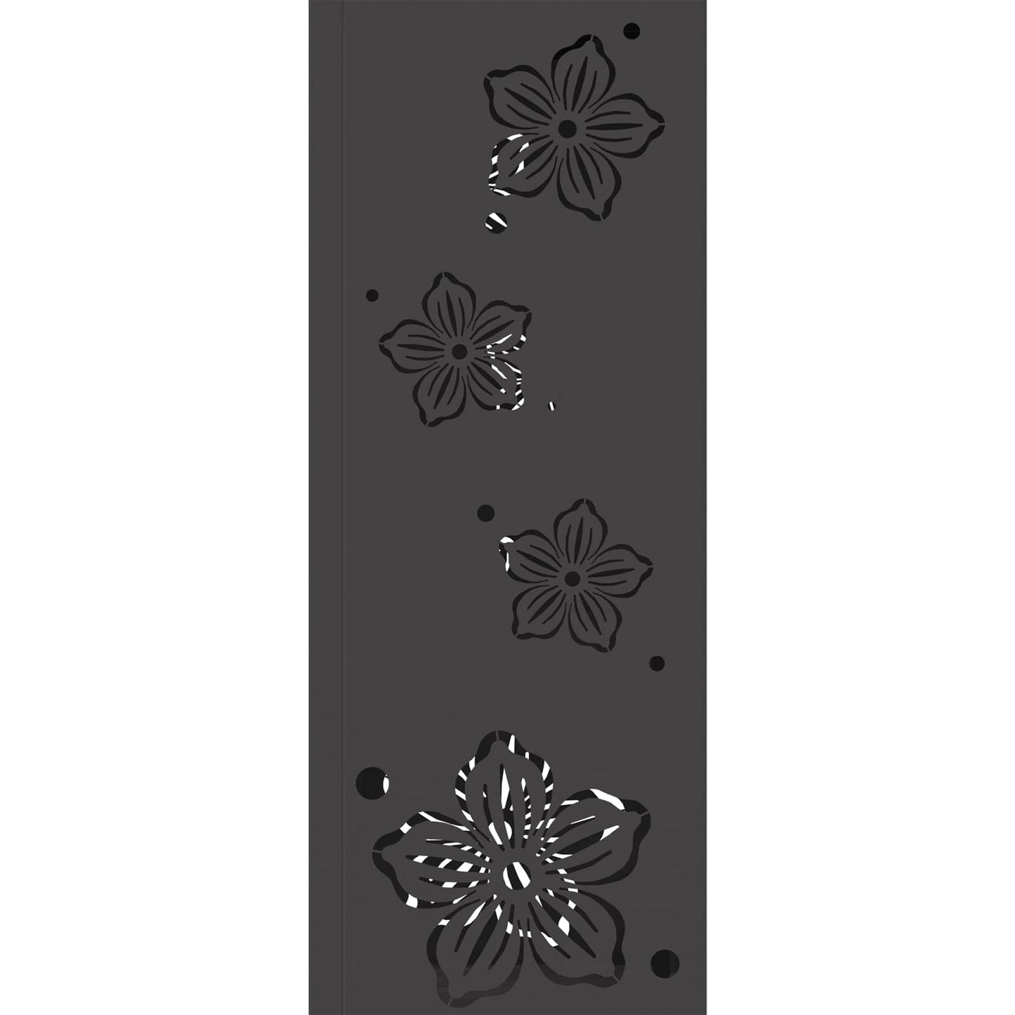 vidaXL Ηλιακό LED Φως Δρόμου 2 pcs Μαύρο Κρύο Ρολαρισμένο Χάλυβα