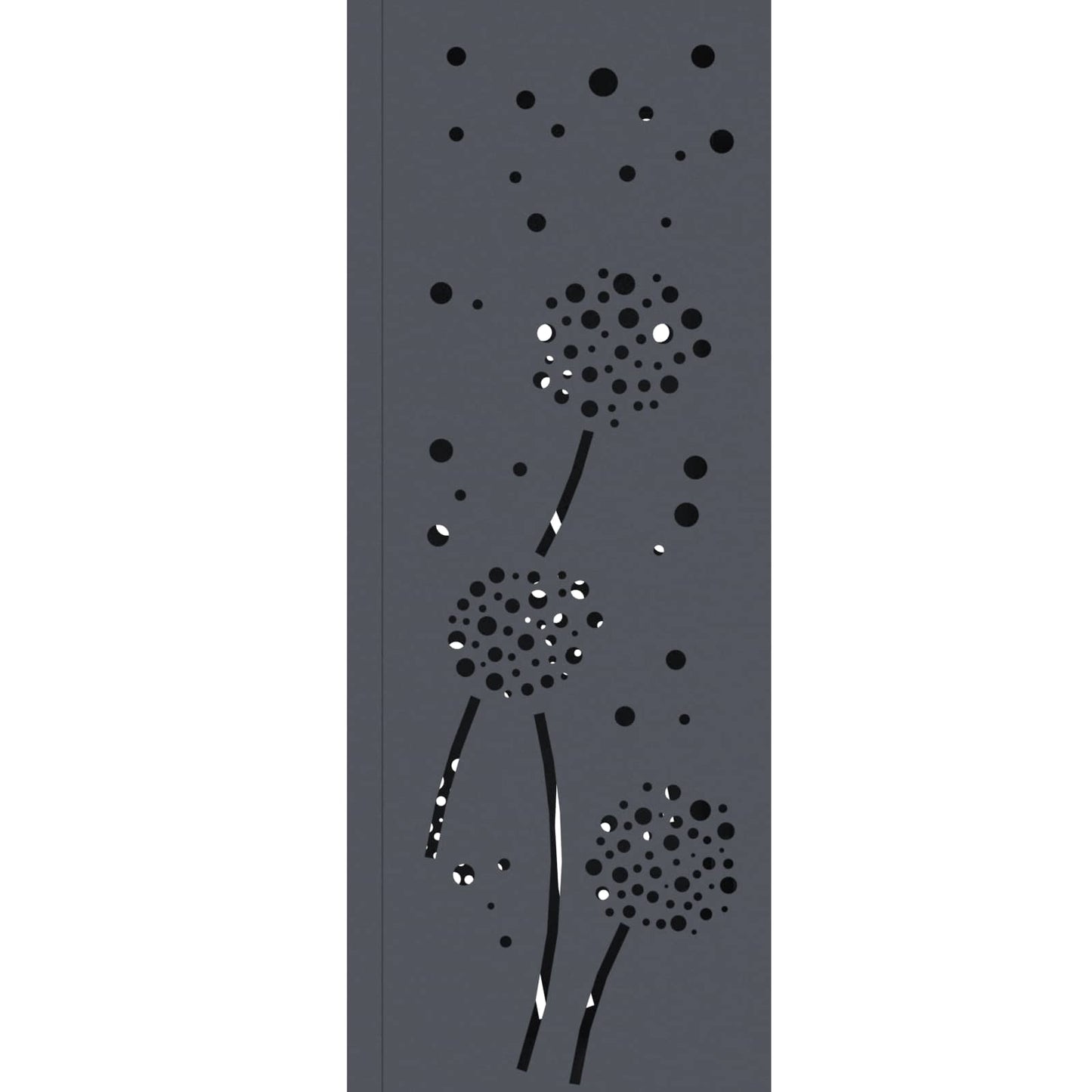 vidaXL Ηλιακό LED Φως Δρόμου 2 pcs Ανθρακί Κρύο Ρολαρισμένο Χάλυβα