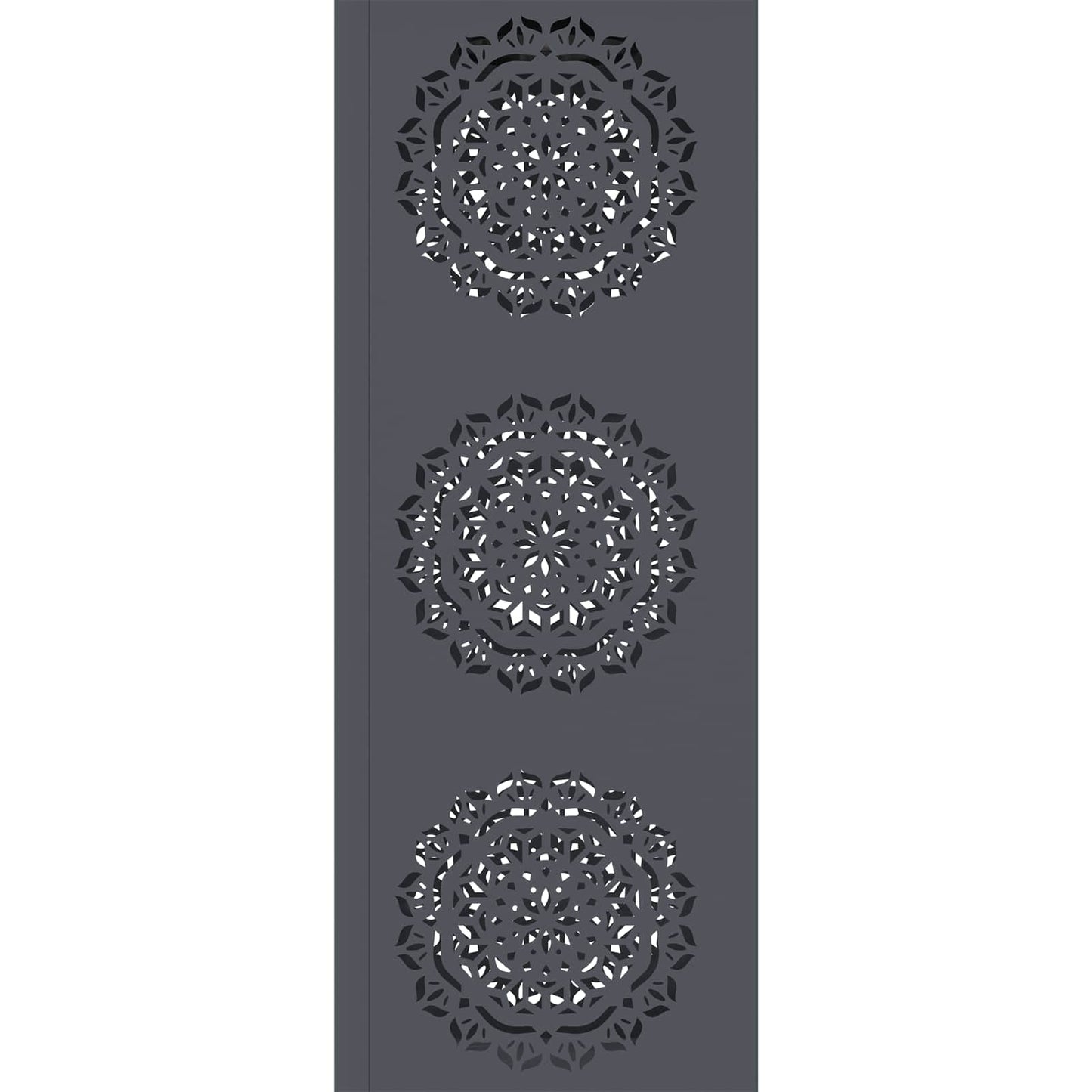 vidaXL Ηλιακό LED Φως Δρόμου 2 pcs Ανθρακί Κρύο Ρολαρισμένο Χάλυβα