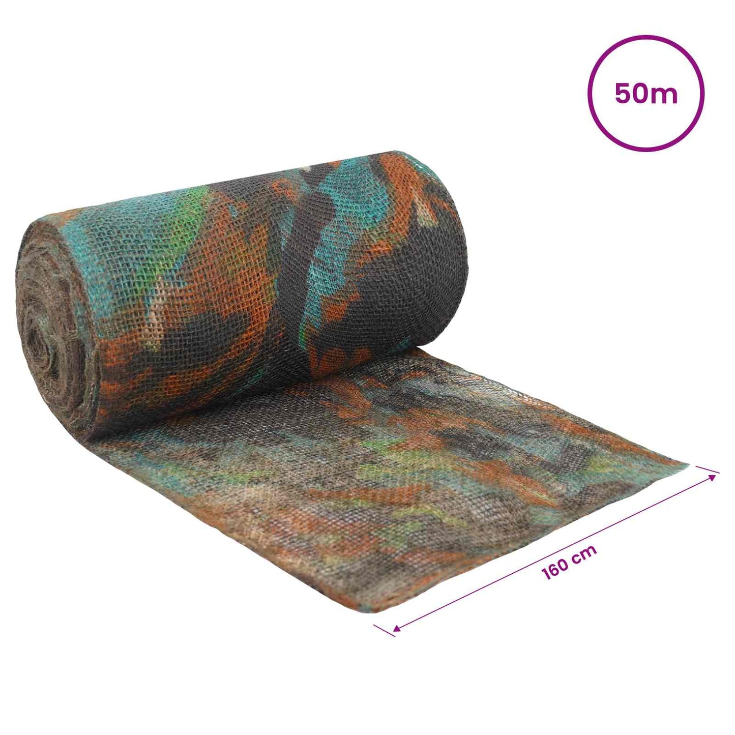 vidaXL Ρολό από Τζute 160 x 5000 εκ Παραλλαγή