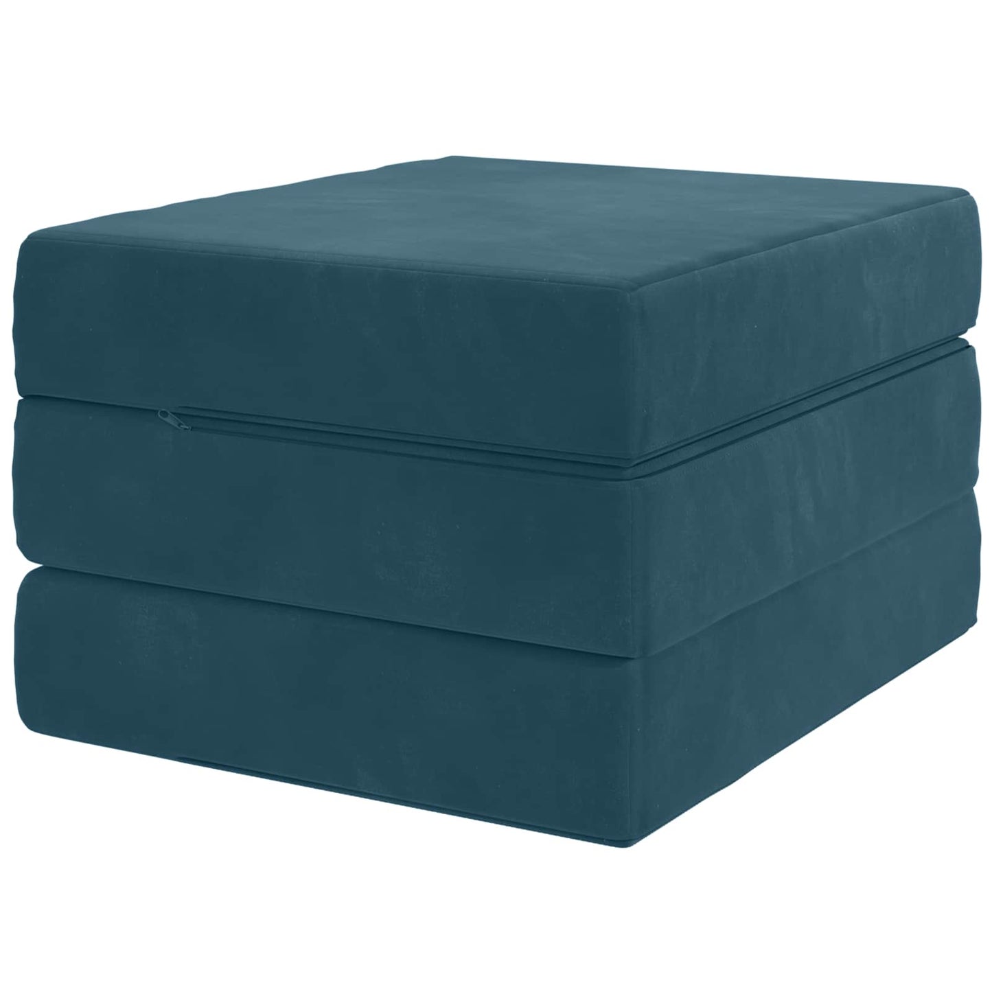vidaXL Κρεβάτι Καναπέ Αναδιπλούμενο 190 x 75 x 15 cm Μπλε